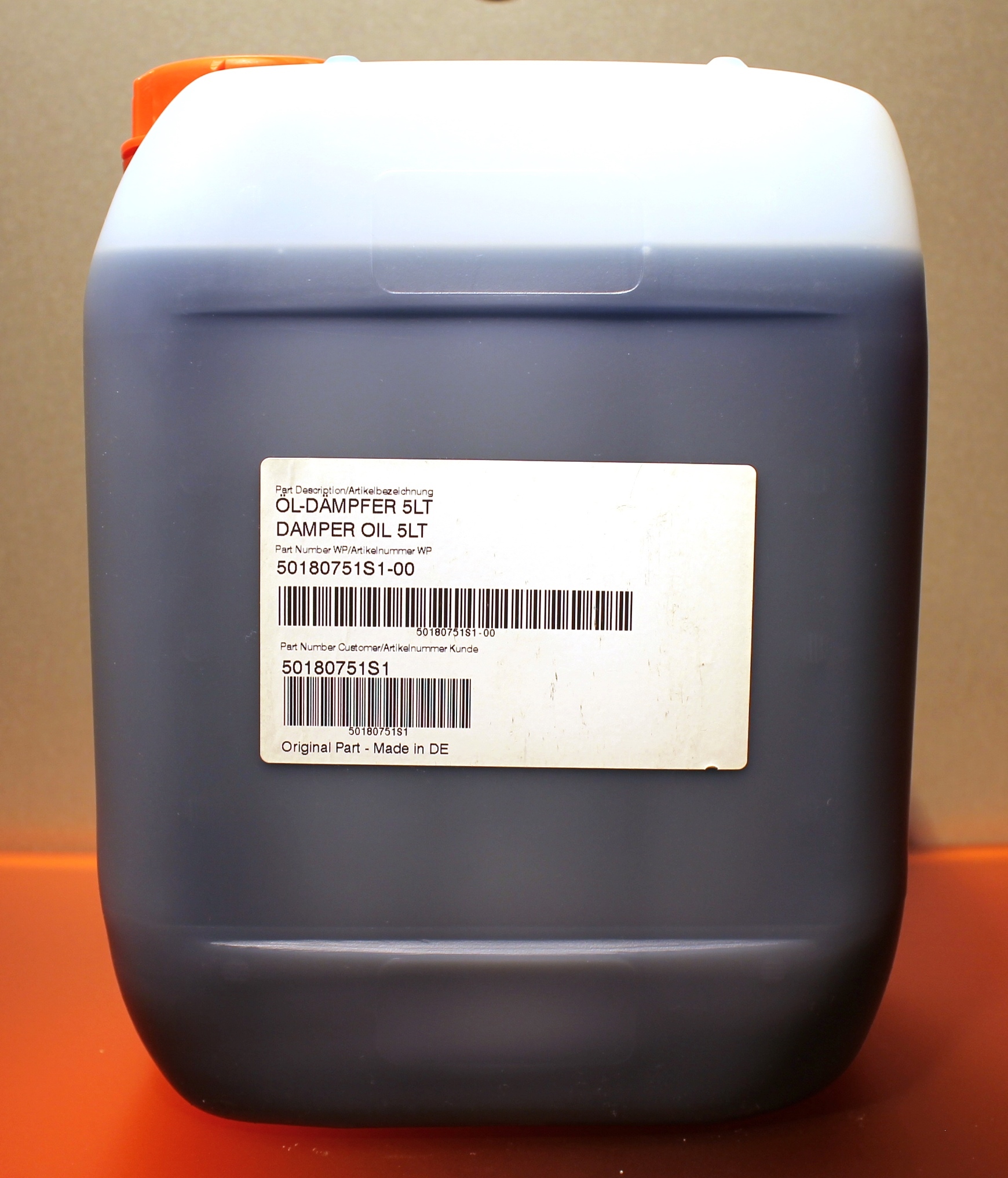 SHOCK ABSORBER FLUID 5 LT 50180751S1 KTMvaraosat 250 EXC Motopalvelu