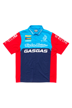 TLD GASGAS TEAM PIT SHIRT NAVY/RED 3GG24006790X