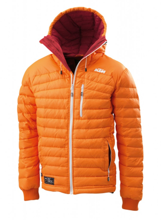 MENS CLEAR ORANGE DOWNJACKET 3PW13613X