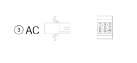 SPARE CONNECTOR AC 6-PINS 000700000AC