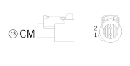 SPARE CONNECTOR CM 2-PINS 000700000CM