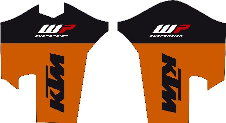 FORK PROTECTION STICKER-SET WP/KTM 77301094150