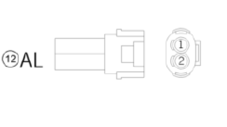 SPARE CONNECTOR AL 2-PINS 000700000AL