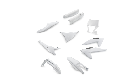 EXC 2024-25 PLASTIC KIT WHITE 00010000386K
