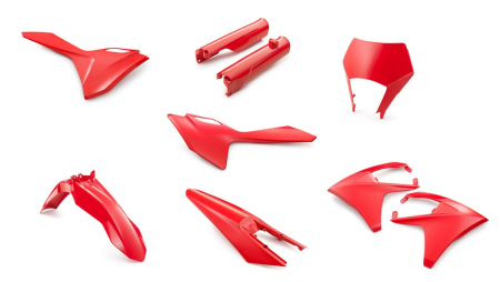 GASGAS EC 2024- PLASTIC KIT RED 00010000395K