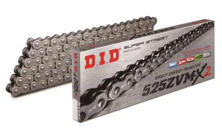 D.I.D 525ZVM-X2 CHAIN+CONNECTING LINK RIVET TYPE (ZJ) 283-525053-122