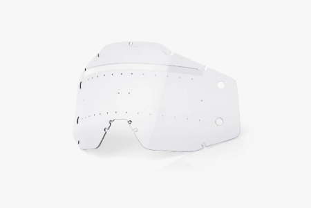 100%, ACCURI FORECAST LENS SONIC BUMPS - W/MUD VISOR - CLEAR 51121-510-02