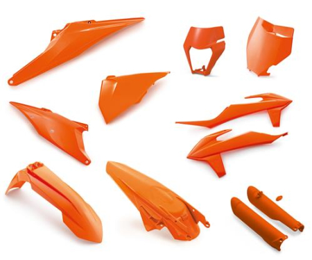 PLASTIC KIT ORANGE SX 2019-22 EXC 2020-23 00010000311