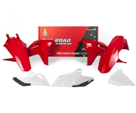 RTECH, PLASTIC KIT,  GASGAS 21-23, O.E.M WHITE RED GG80