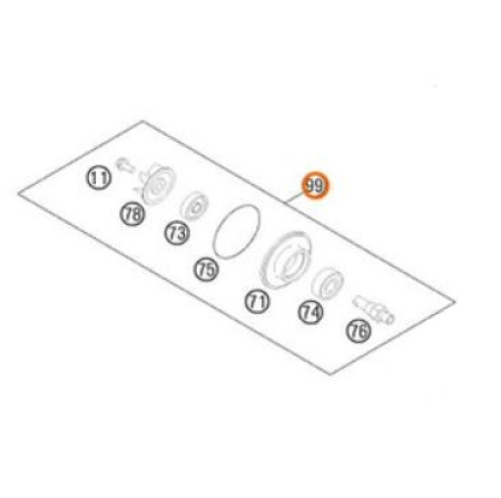 WATER PUMP REP. KIT 125-200 11-2016 54835055115