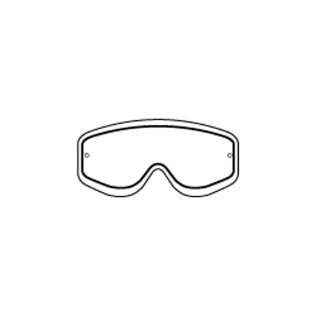 RACING GOGGLES DOUBLE LENS CLEAR 3PW192840005