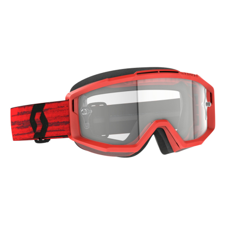 SCOTT GOGGLE SPLIT OTG DARK RED CLEAR WORKS 620-2203-6