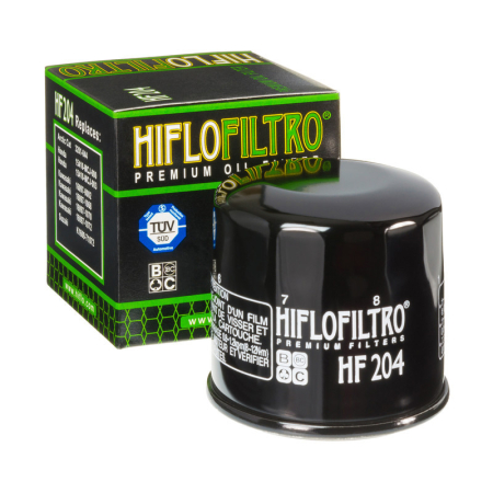 HIFLO204 OIL FILTER SPIN-ON PAPER GLOSSY BLACK (HF204) HF204