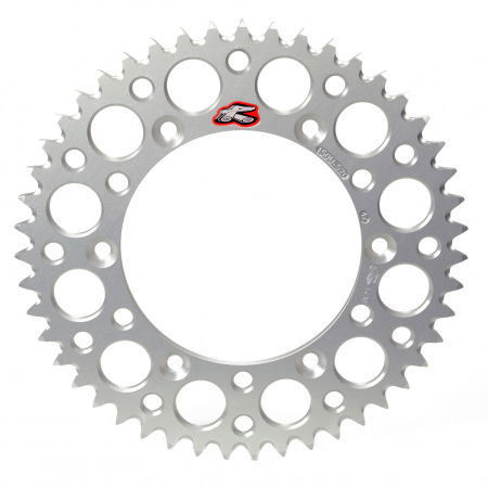 RENTHAL, REAR SPROCKET, 520, 53, SILVER 224-520-53