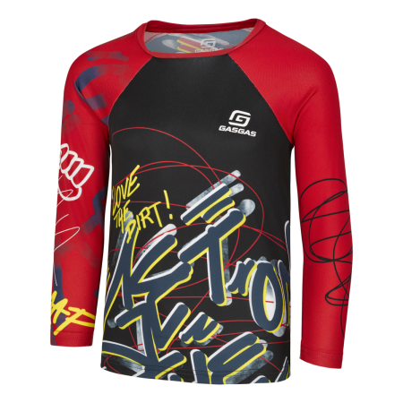 KIDS OFFROAD JERSEY BLK/RED 3GG25001540X