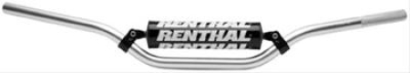 RENTHAL 22MM HANDLEBAR SILVER WITH BLACK PAD 789-02-SI-03-219